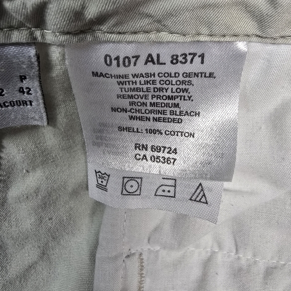 Columbia Off White Cropped Capris Womens Size 10 - Picture 8 of 9